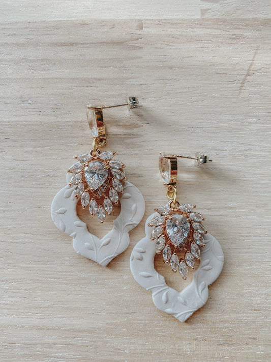 The Pansy Earrings -Gold