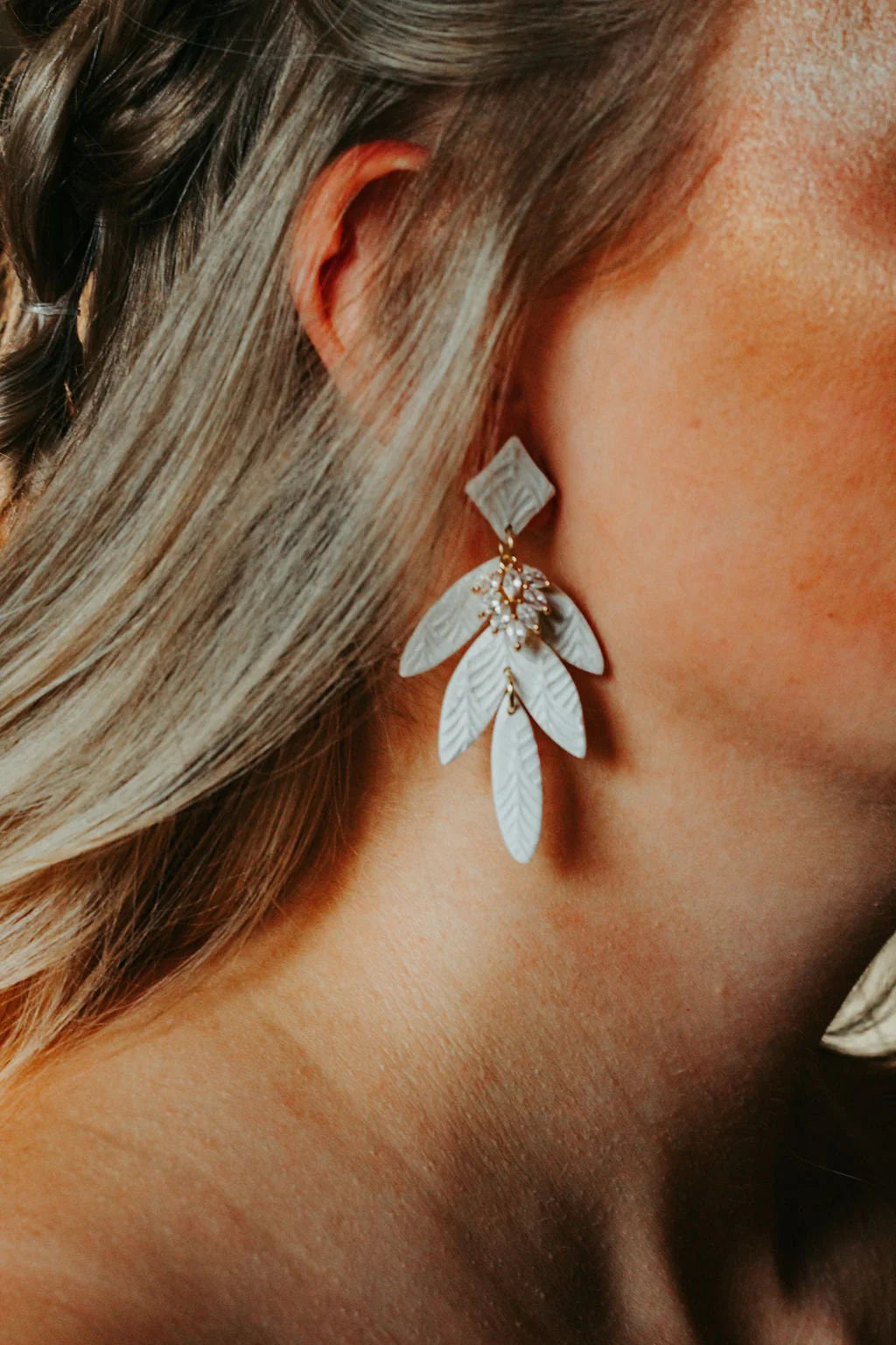 Calla Earrings-Silver